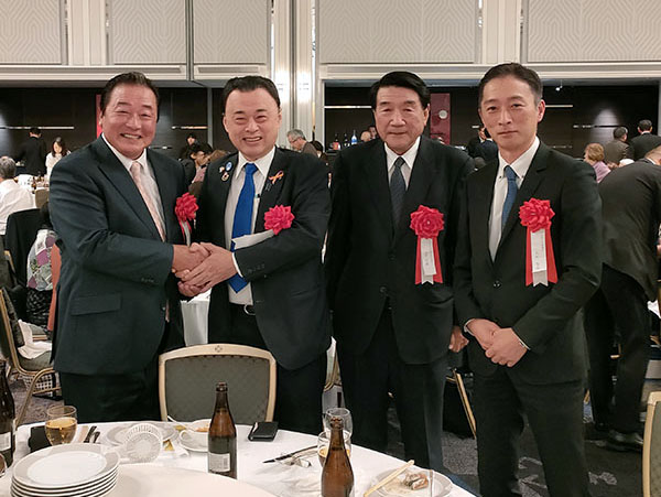 梨田昌孝さんと丸山知事